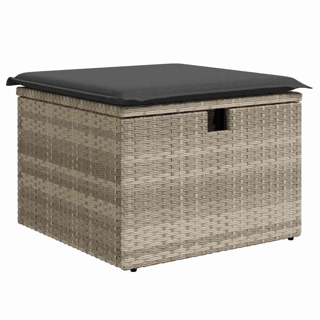 Tuin Sofa Set Met Kussen Met Opslag 6 Pcs Poly Riet