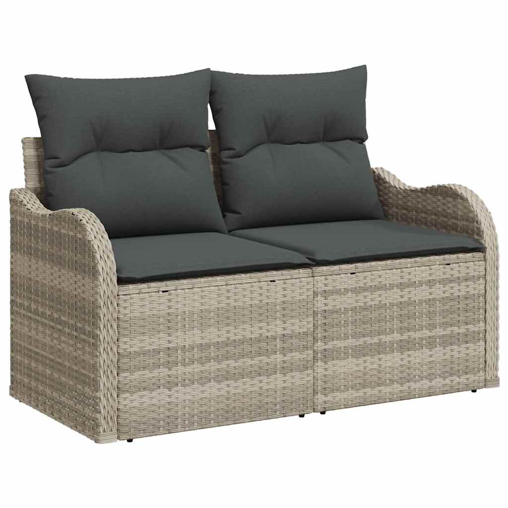 Tuin Sofa Set Met Kussen Met Opslag 6 Pcs Poly Riet