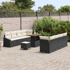 Tuin Sofa Set Met Kussen 11 Pcs Poly Riet