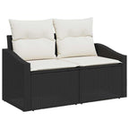 Tuin Sofa Set Met Kussen 11 Pcs Poly Riet