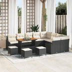 Tuin Sofa Set Met Kussen 13 Pcs Poly Riet