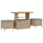 Tuin Sofa Set Met Kussen 10 Pcs Poly Riet
