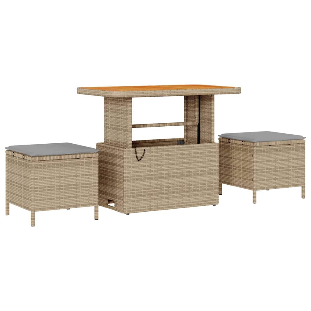 Tuin Sofa Set Met Kussen 10 Pcs Poly Riet