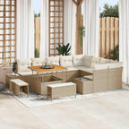Tuin Sofa Set Met Opslag 12 Pcs Poly Riet