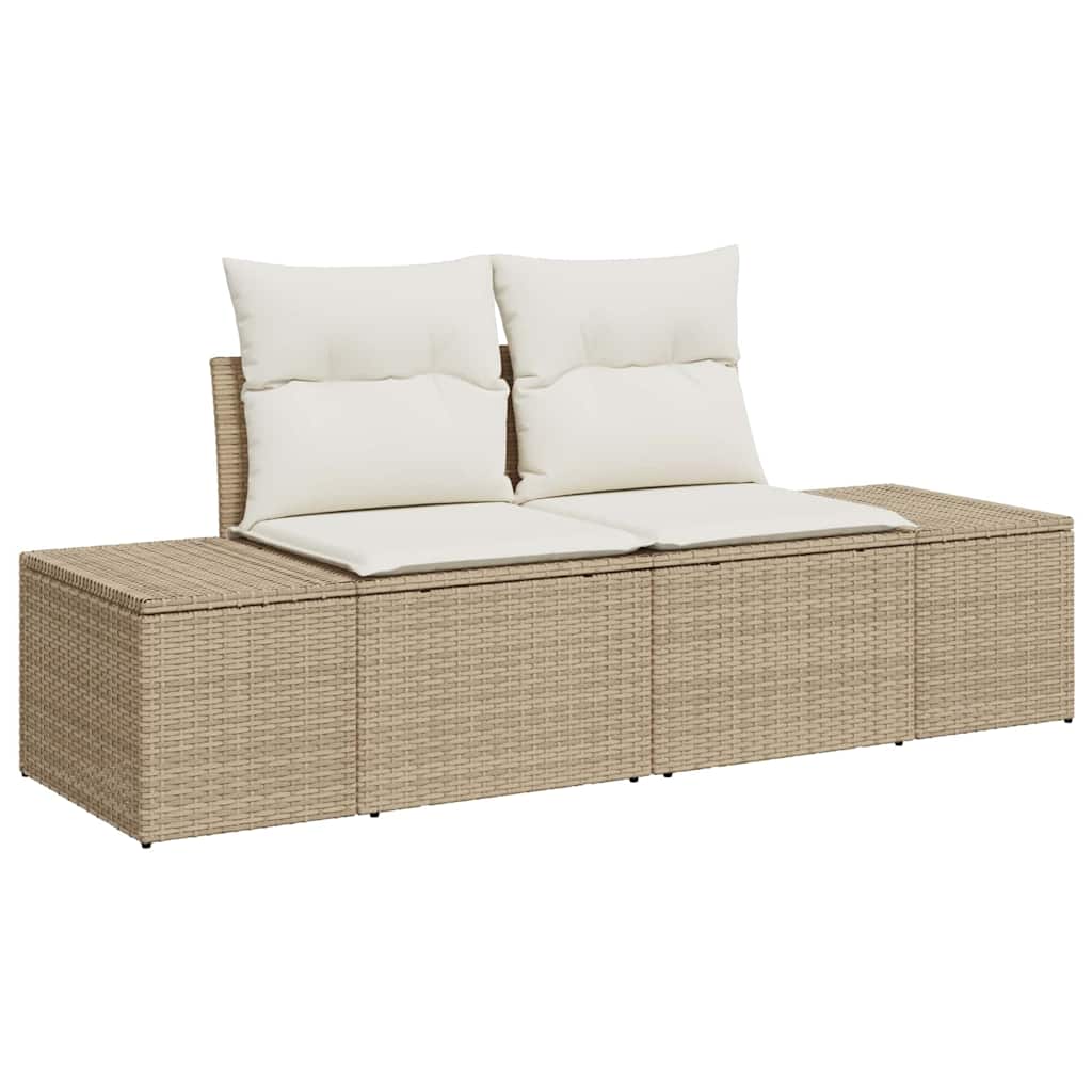 Tuin Sofa Set Met Opslag 12 Pcs Poly Riet