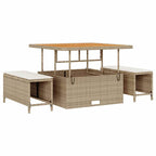 Tuin Sofa Set Met Opslag 12 Pcs Poly Riet