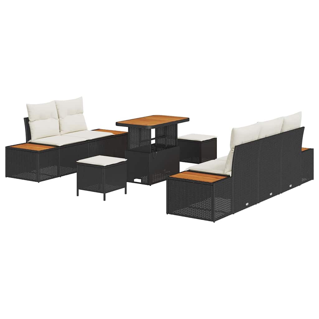 Tuin Sofa Set Met Kussen 8 Pcs Poly Riet