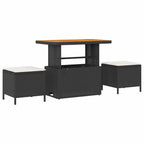 Tuin Sofa Set Met Kussen 11 Pcs Poly Riet