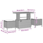 Tuin Sofa Set Met Kussen 11 Pcs Poly Riet