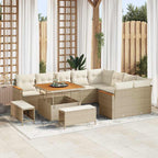 Tuin Sofa Set Met Kussen 12 Pcs Poly Riet