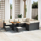Tuin Sofa Set Met Kussen 12 Pcs Poly Riet