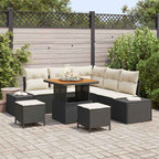 Tuin Sofa Set Met Opslag 8 Pcs Poly Riet