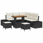 Tuin Sofa Set Met Opslag 8 Pcs Poly Riet