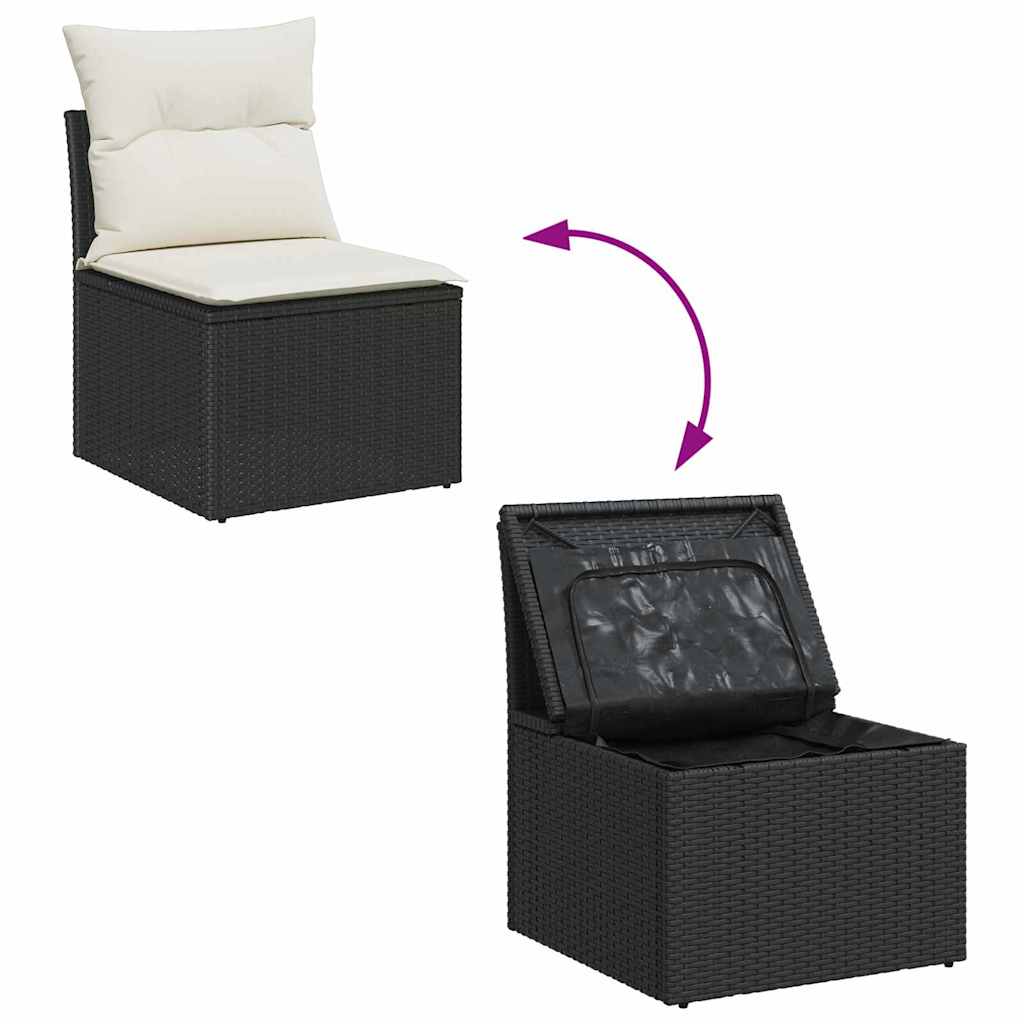 Tuin Sofa Set Met Opslag 8 Pcs Poly Riet
