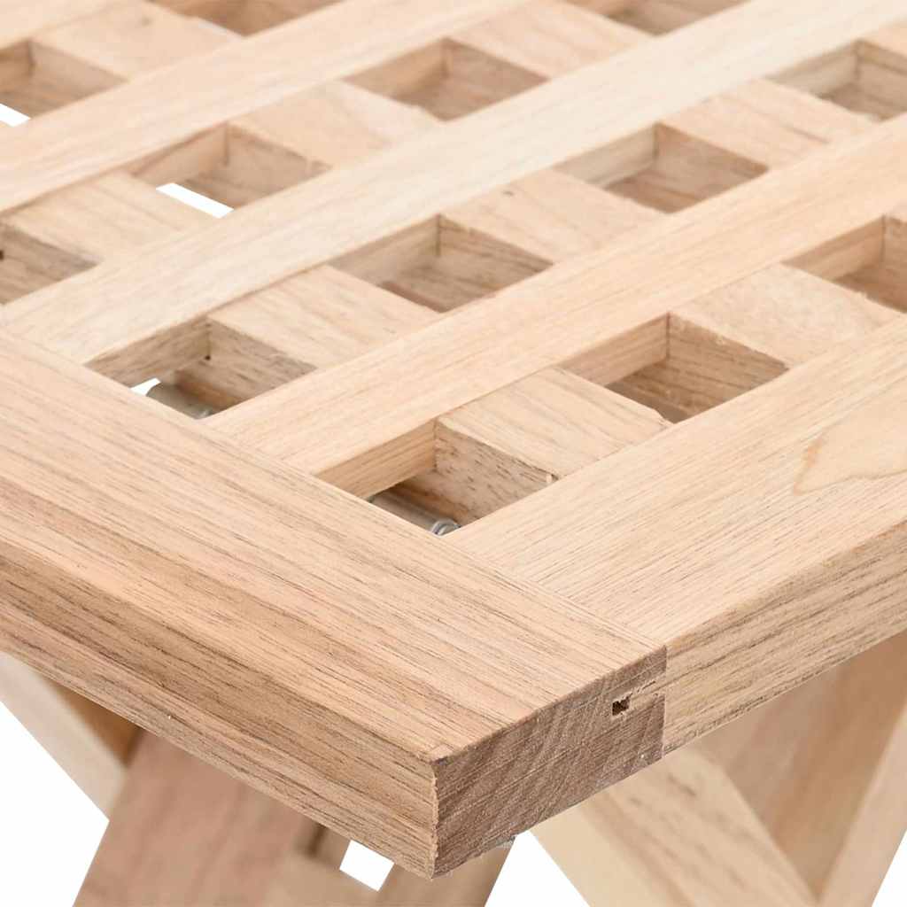 Salontafel Bruin 33 X 33 X 40.5 Cm Massief Walnotenhout