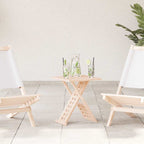 Salontafel Bruin 33 X 33 X 40.5 Cm Massief Walnotenhout