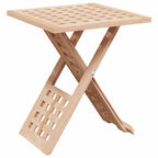 Salontafel Bruin 33 X 33 X 40.5 Cm Massief Walnotenhout