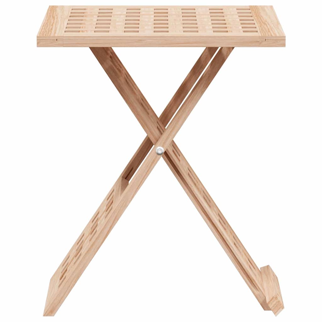 Salontafel Bruin 33 X 33 X 40.5 Cm Massief Walnotenhout