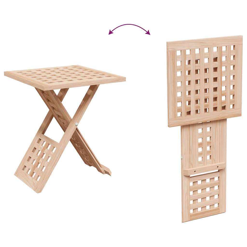 Salontafel Bruin 33 X 33 X 40.5 Cm Massief Walnotenhout