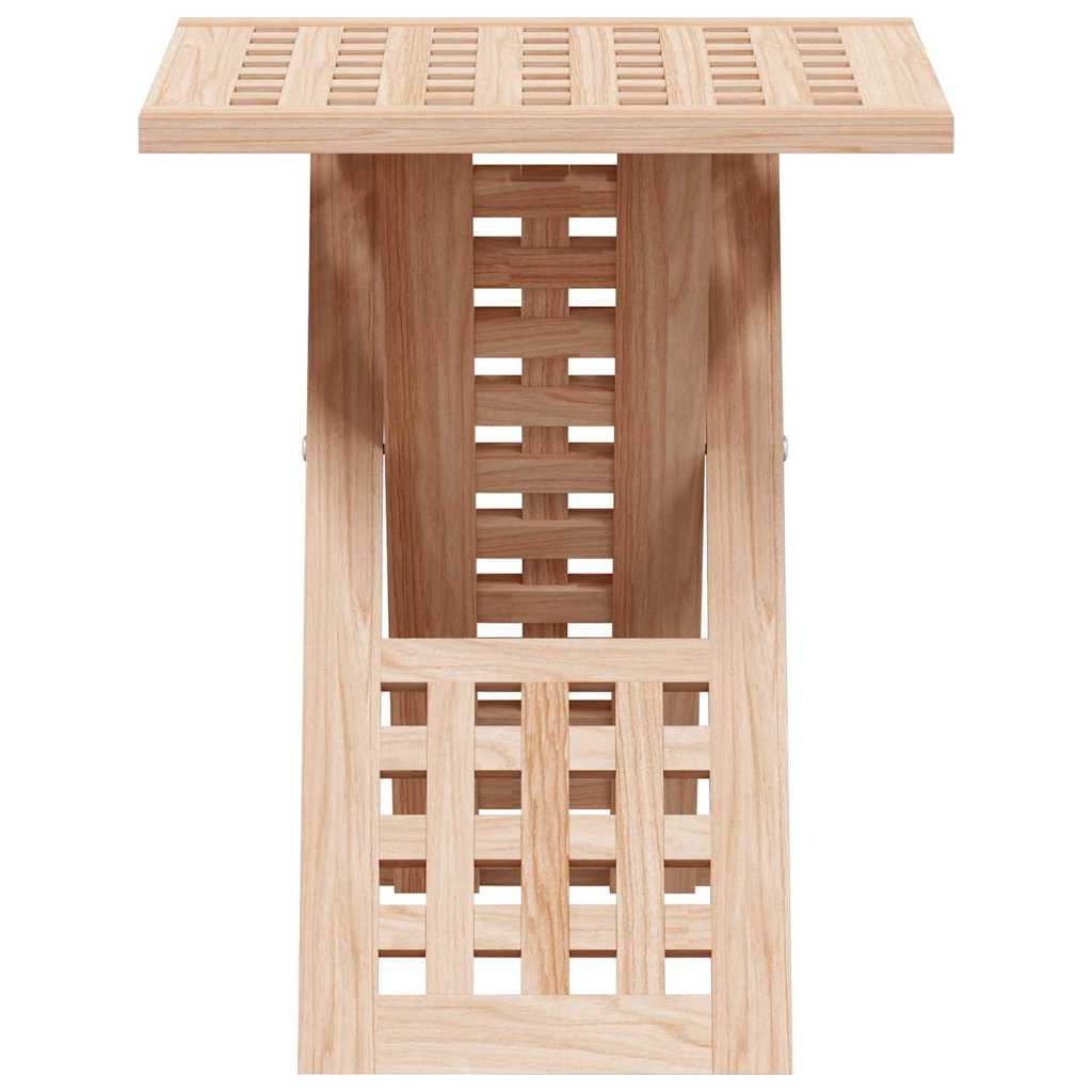 Salontafel Bruin 33 X 33 X 40.5 Cm Massief Walnotenhout
