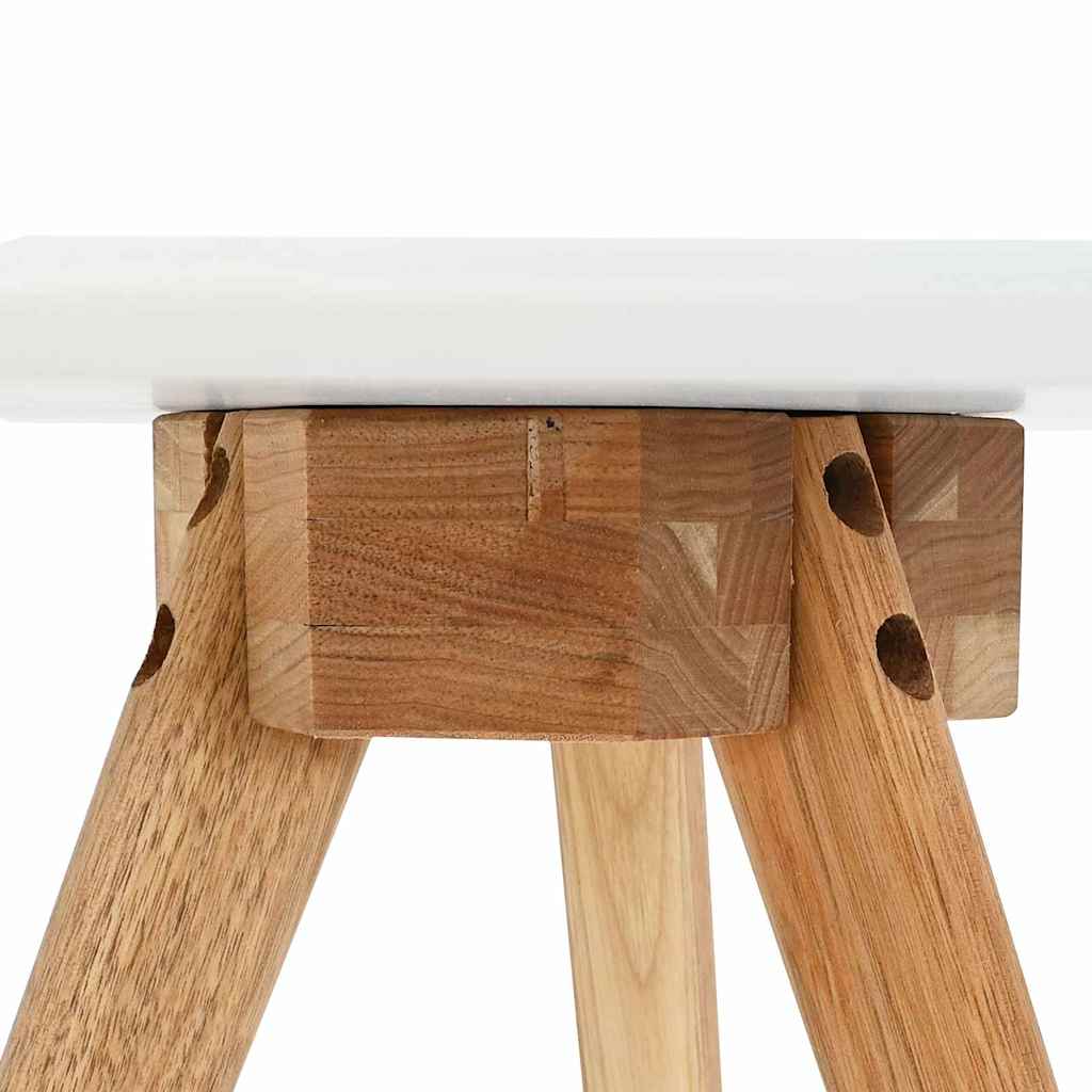 Salontafel Bruin 50 X 50 X 46 Cm Massief Walnotenhout