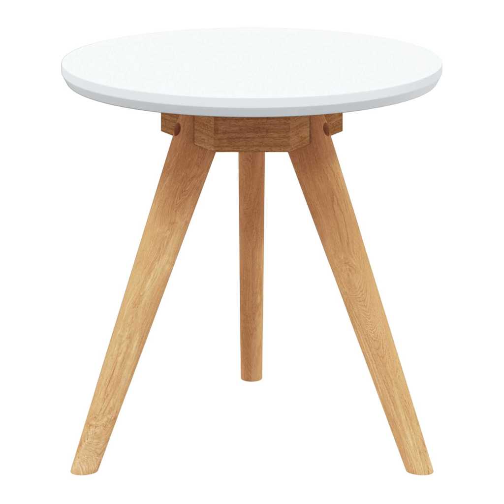 Salontafel Bruin 50 X 50 X 46 Cm Massief Walnotenhout