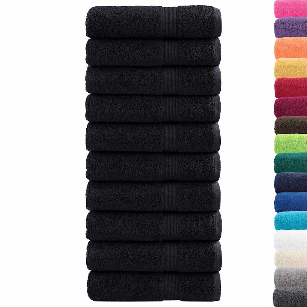 600 Gsm Gastendoeken Solund 50 Pcs Katoen Zwart