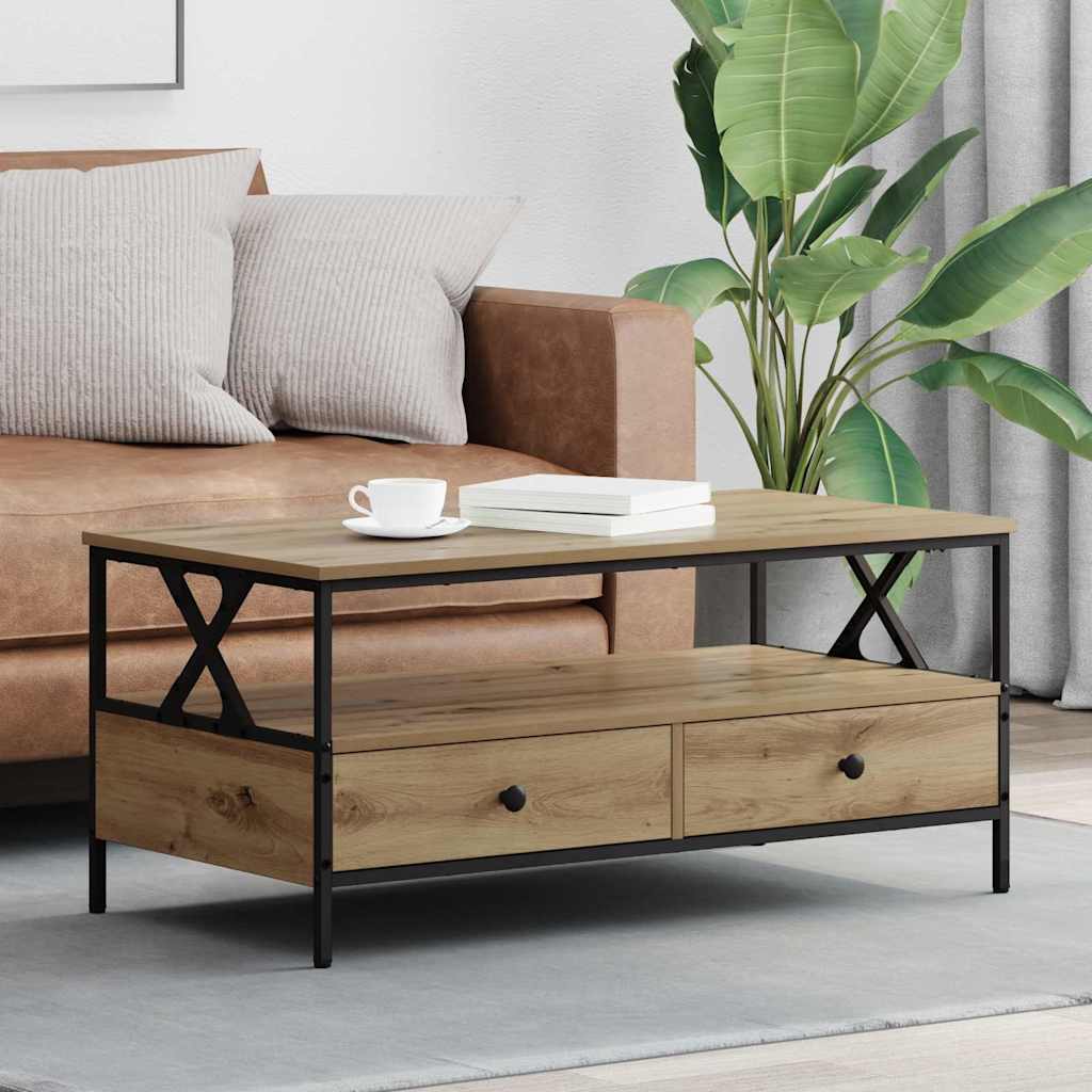Salontafel With Drawer 100 X 51 X 45 Cm