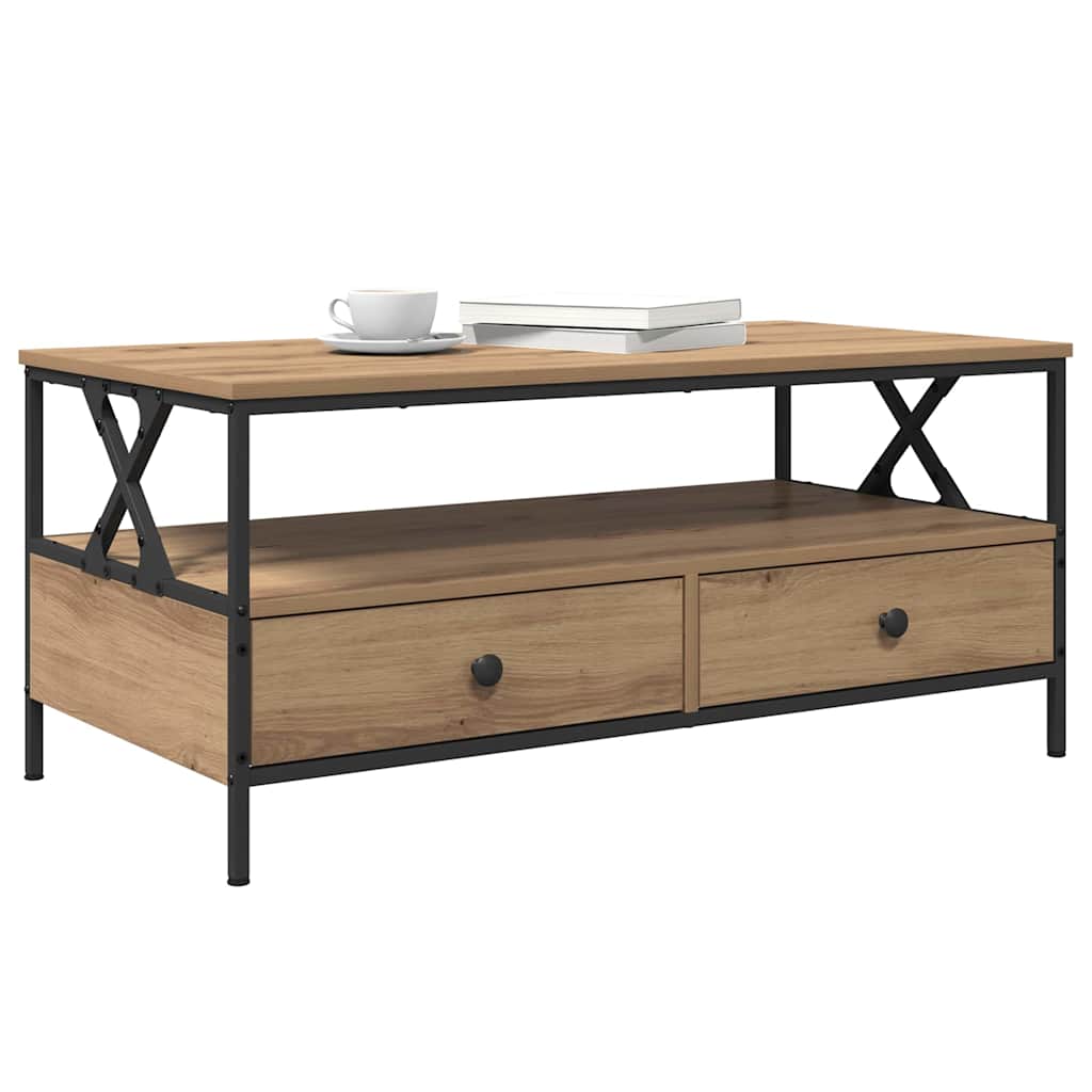 Salontafel With Drawer 100 X 51 X 45 Cm