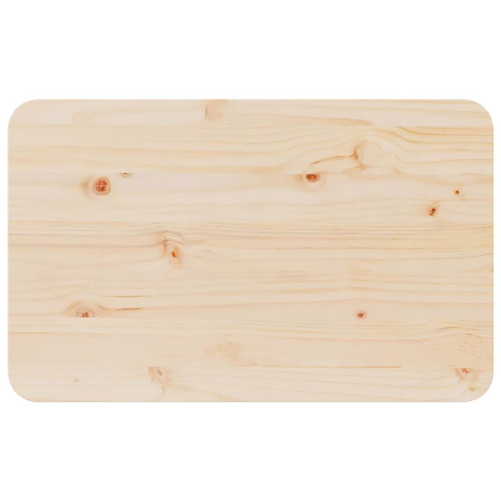 Salontafel 80 X 50 X 31 Cm Massief Grenenhout