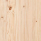 Salontafel 80 X 39.5 X 33.5 Cm Massief Grenenhout