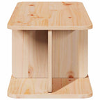 Salontafel 80 X 39.5 X 33.5 Cm Massief Grenenhout