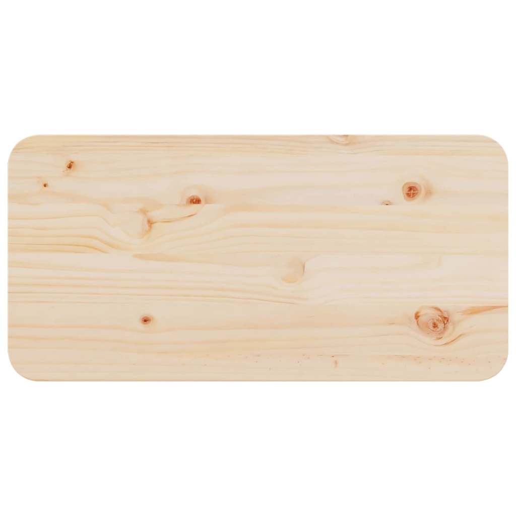 Salontafel 80 X 39.5 X 33.5 Cm Massief Grenenhout