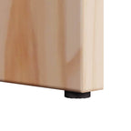 Salontafel 2 Pcs 100 X 69 X 35.5 Cm Massief Grenenhout