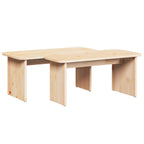 Salontafel 2 Pcs 100 X 69 X 35.5 Cm Massief Grenenhout
