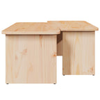 Salontafel 2 Pcs 100 X 69 X 35.5 Cm Massief Grenenhout