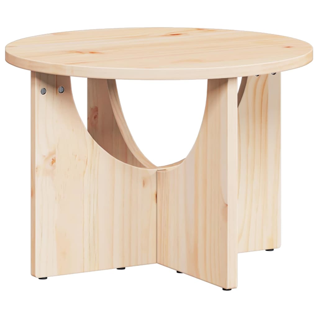 Salontafel 50 X 50 X 35 Cm Massief Grenenhout