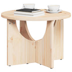 Salontafel 50 X 50 X 35 Cm Massief Grenenhout