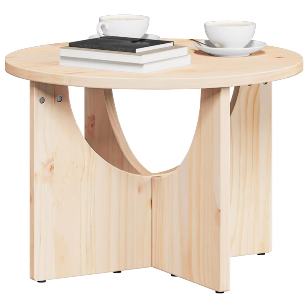 Salontafel 50 X 50 X 35 Cm Massief Grenenhout