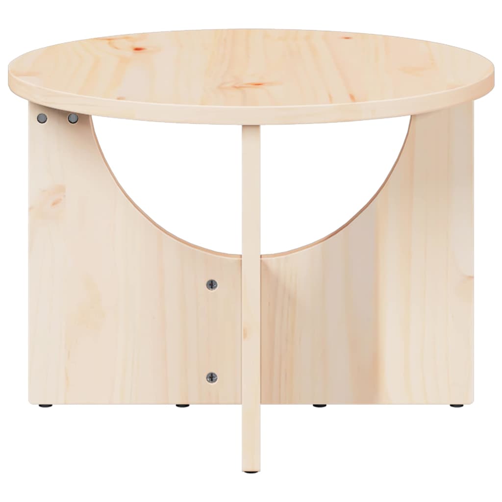 Salontafel 50 X 50 X 35 Cm Massief Grenenhout