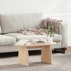 Salontafel 80 X 40 X 35 Cm Massief Grenenhout