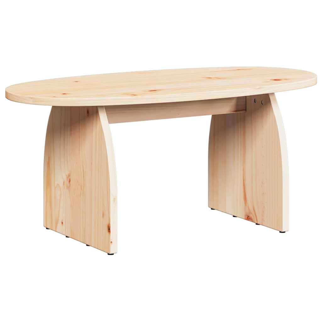 Salontafel 80 X 40 X 35 Cm Massief Grenenhout