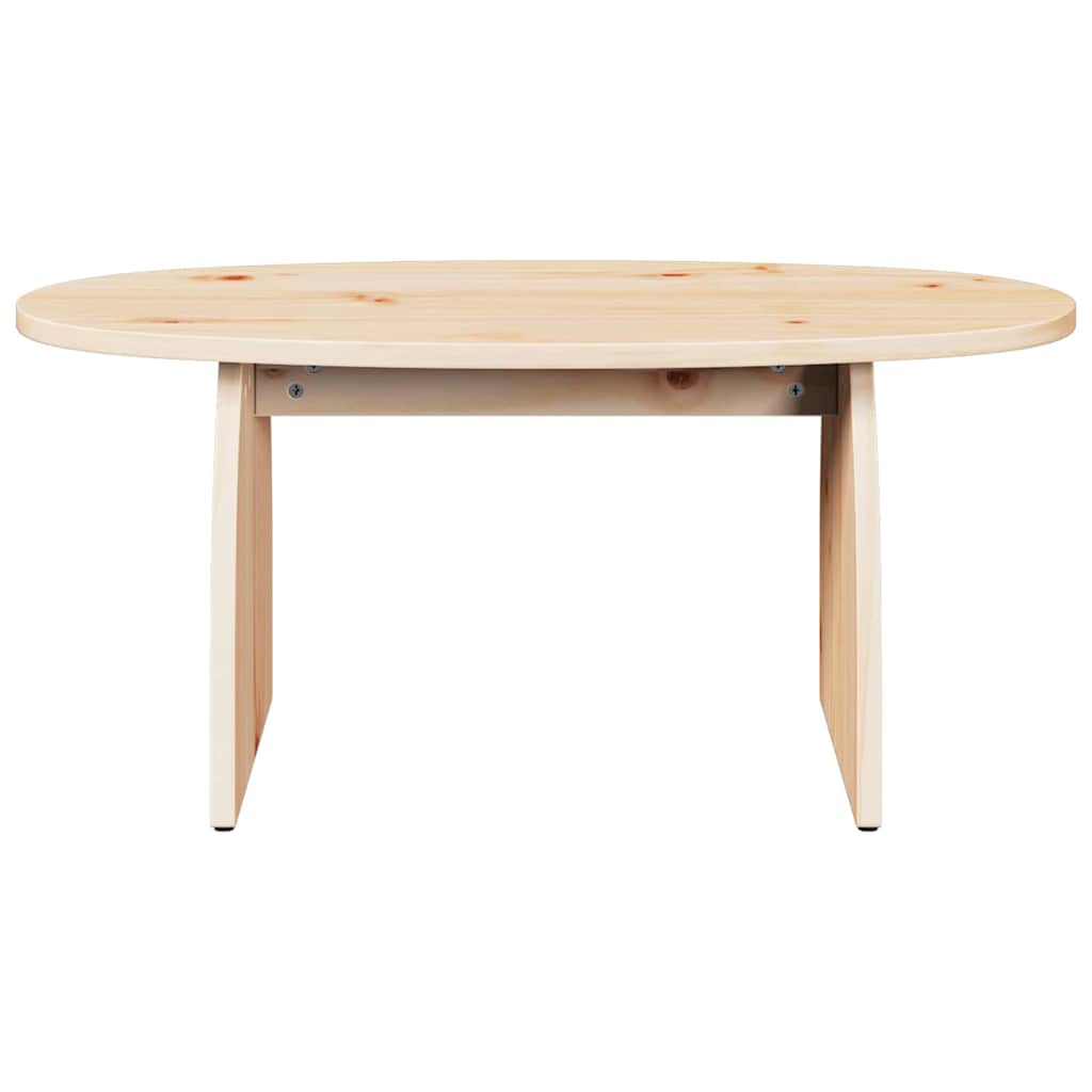 Salontafel 80 X 40 X 35 Cm Massief Grenenhout