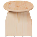 Salontafel 80 X 40 X 35 Cm Massief Grenenhout
