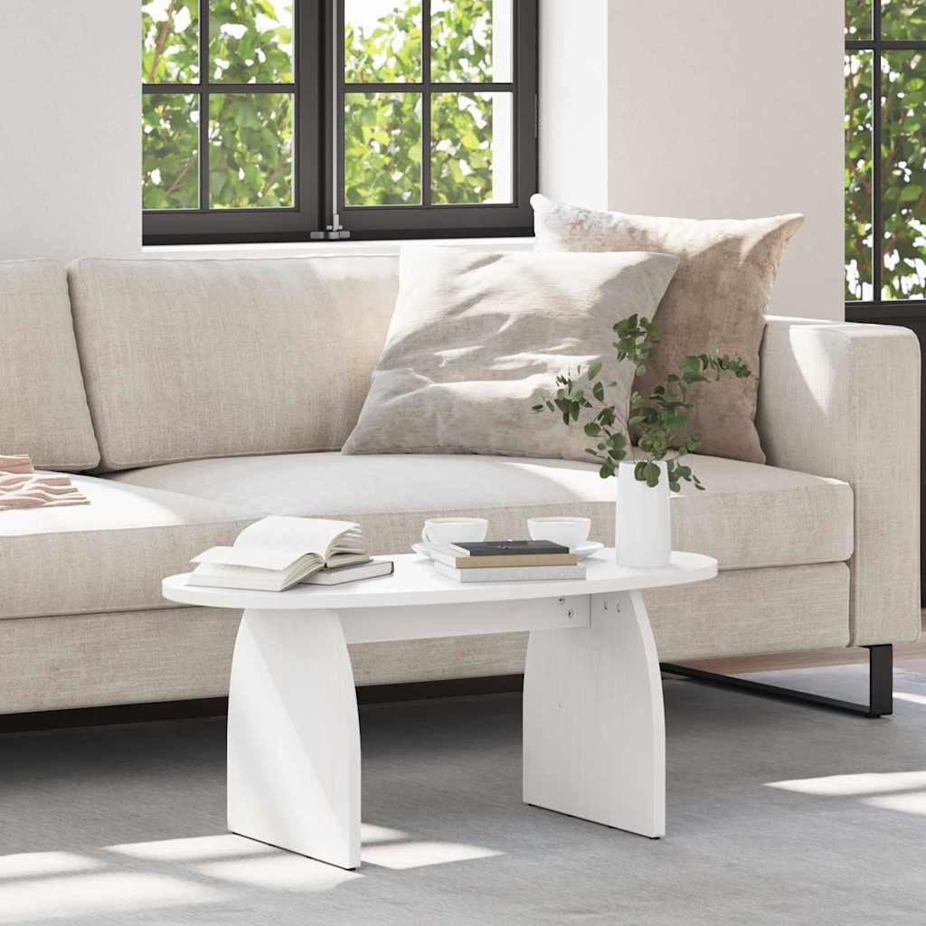 Salontafel 80 X 40 X 35 Cm Massief Grenenhout