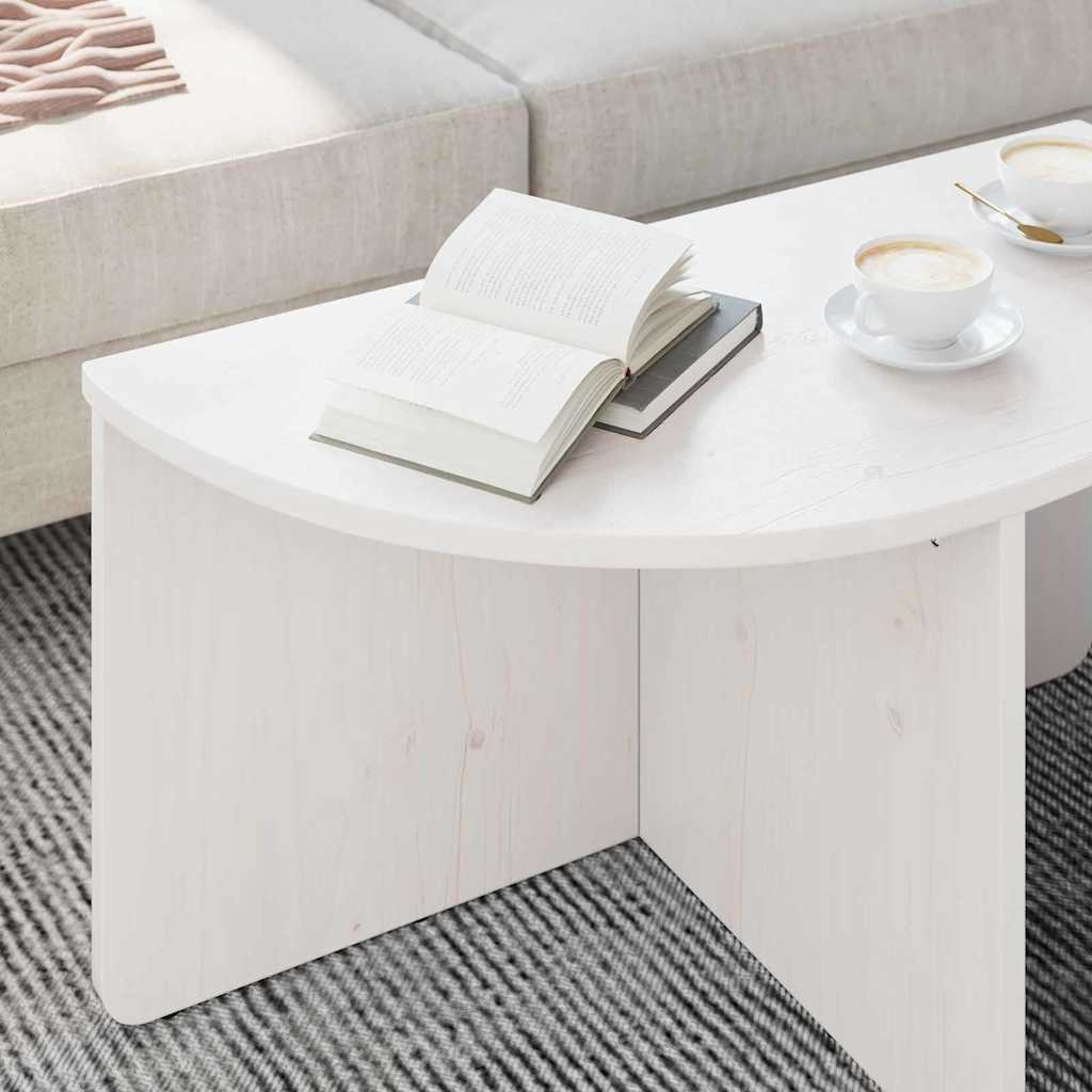 Salontafel 2 Pcs 79 X 39.5 X 40 Cm Massief Grenenhout