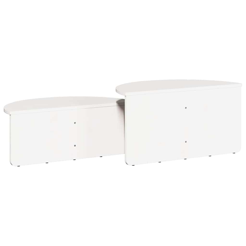 Salontafel 2 Pcs 79 X 39.5 X 40 Cm Massief Grenenhout