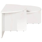 Salontafel 2 Pcs 79 X 39.5 X 40 Cm Massief Grenenhout