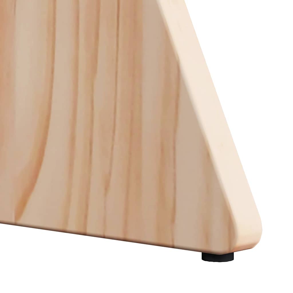 Salontafel 3 Pcs 49 X 49 X 30 Cm Massief Grenenhout