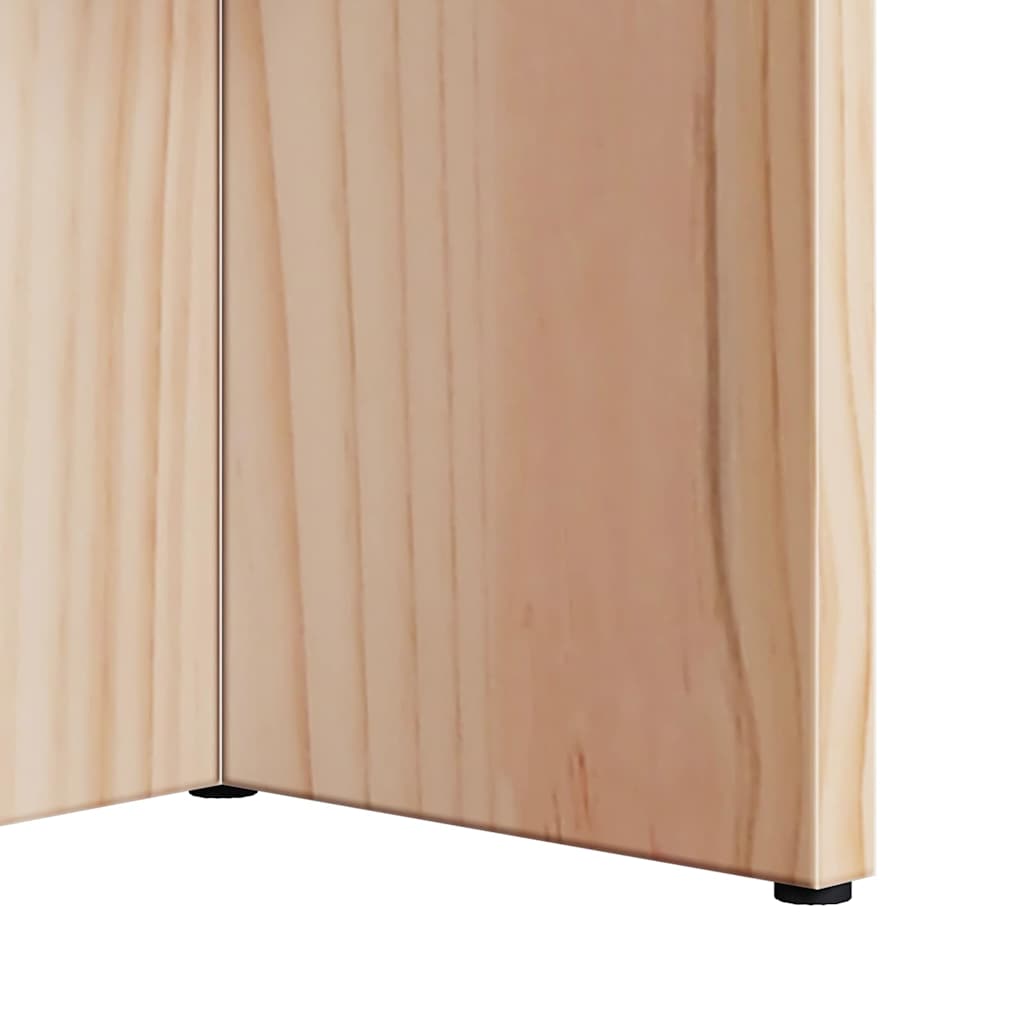 Salontafel 80 X 39.5 X 35 Cm Massief Grenenhout